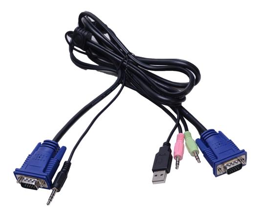 CS-21UA（USB &Audio KVM Switch, 2ports,Plastic housing）