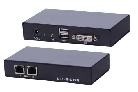 KD-550 (DVI KVM Extender) Transmission distance: 60m