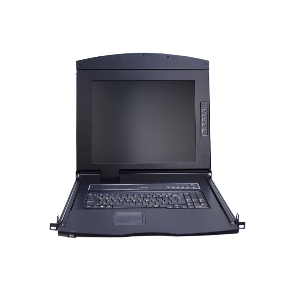 AS-7132TLS (Single Rail, Cat5 Series 17” LCD KVM Switch )