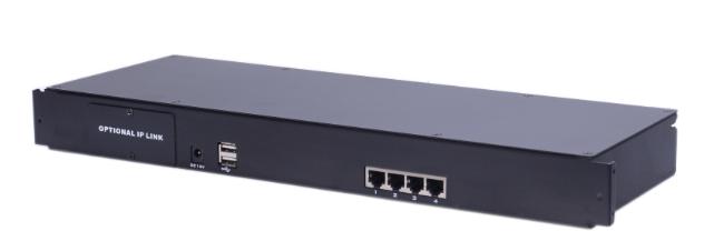 AS-9104TLD (Dual-Rail, 19” Cat5 LCD KVM Switch 4 ports)