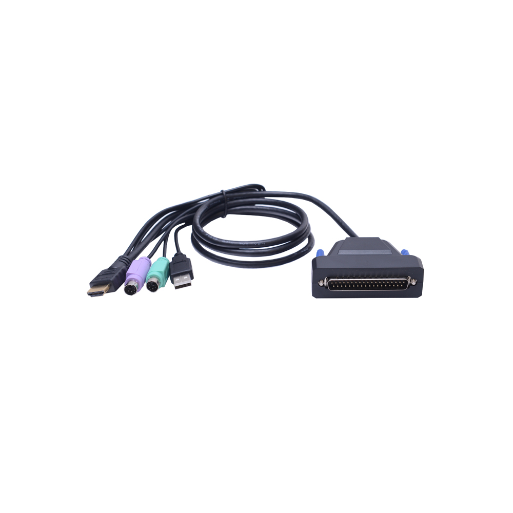 AS-7100HLS  (Single Rail, 17” HDMI LCD KVM Switch Single Port)